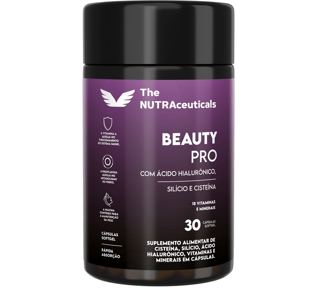 BEAUTY PRO - Cabelos Pele e Unhas - 30 cápsulas.