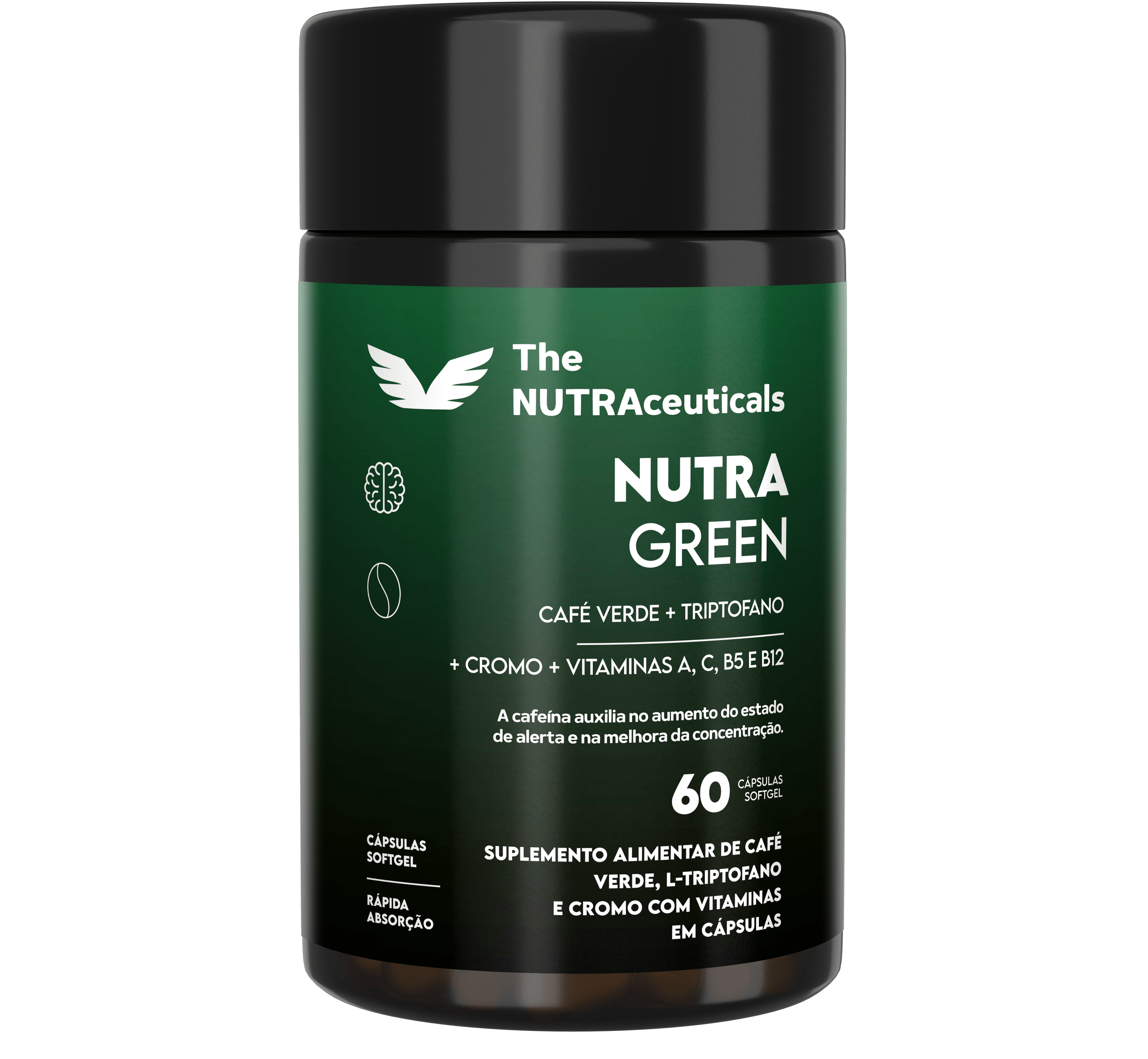 NUTRA GREEN - Vitaminas e Minerais - 60 Cápsulas.
