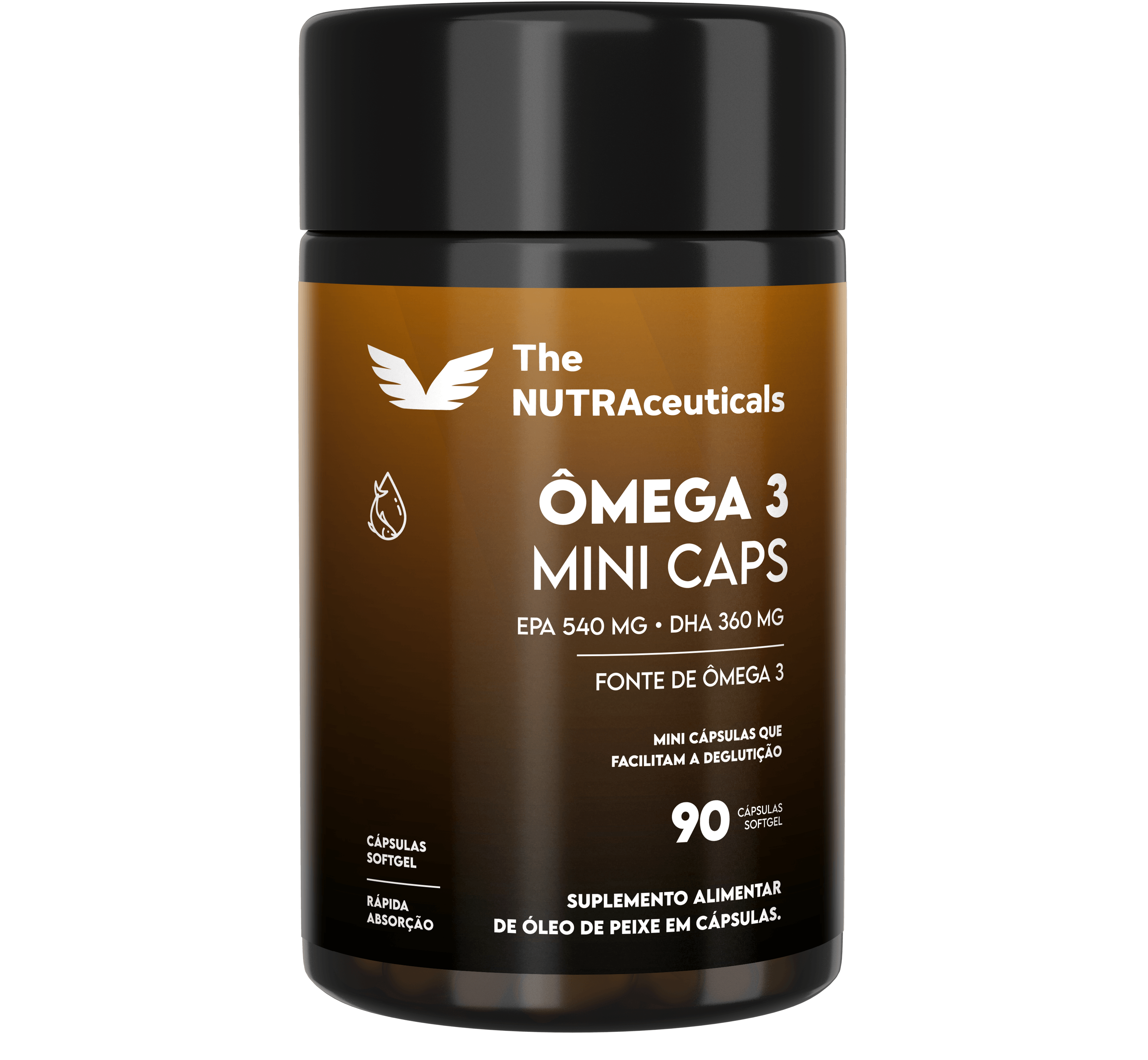 ÔMEGA 3 Mini Caps - 90 Cápsulas.